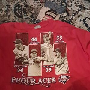Vintage Philadelphia Phillies Phour Aces Tee